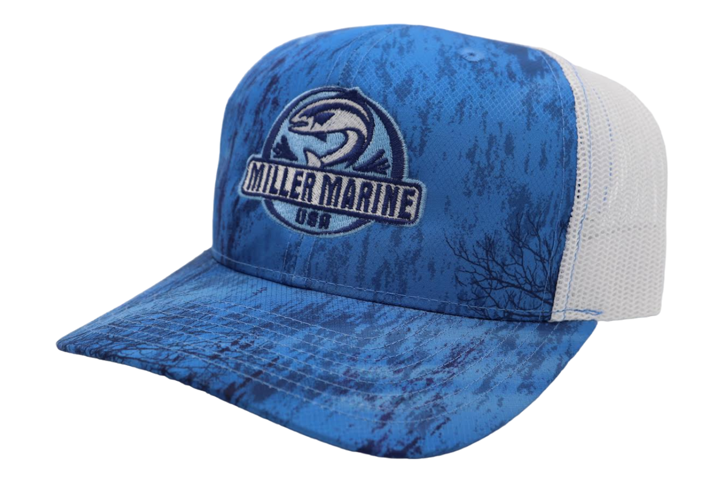 Blue Pattern- SnapBack Trucker