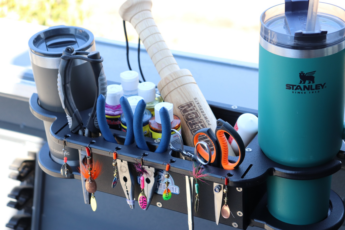 Junk Drawer With Two Cup Holders