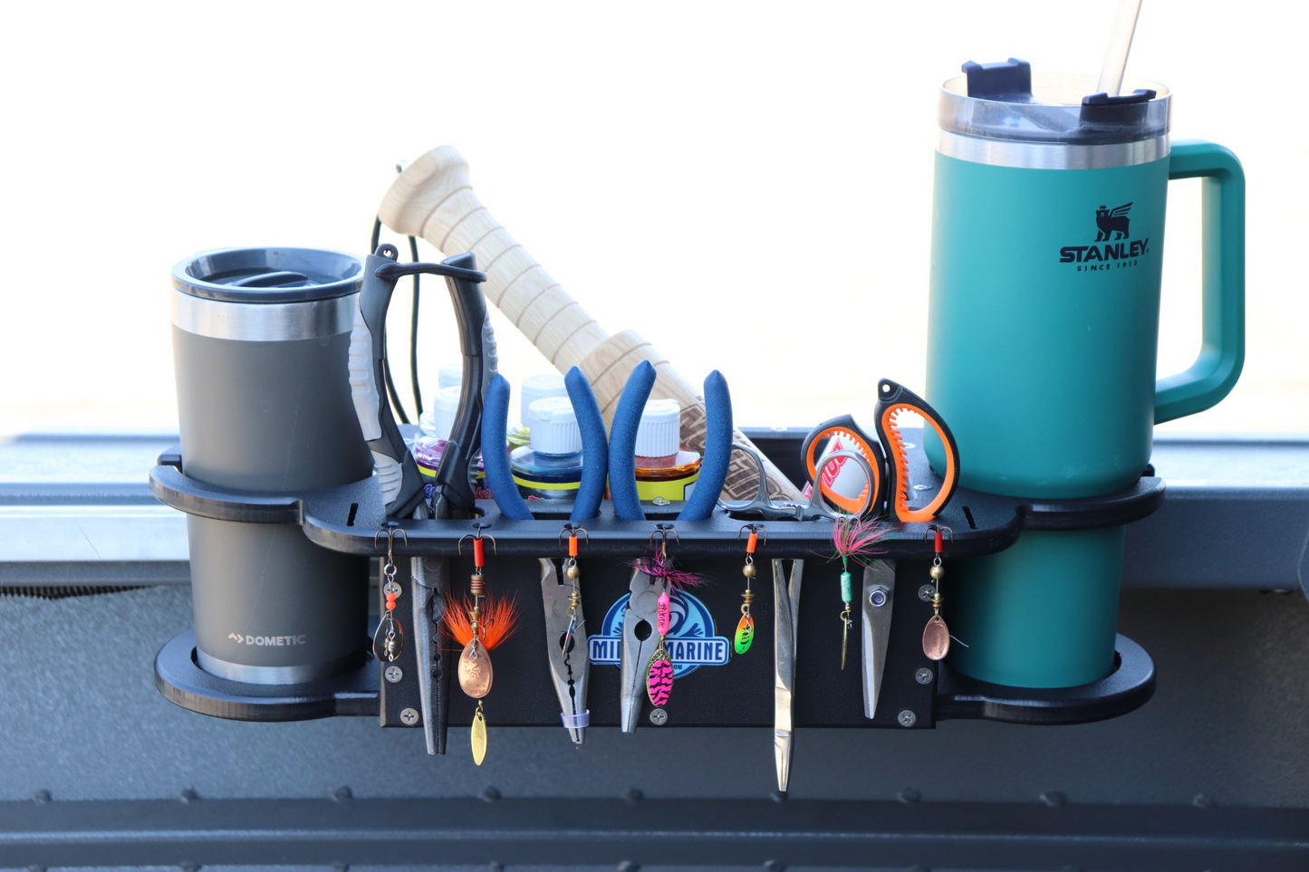 Junk Drawer With Two Cup Holders